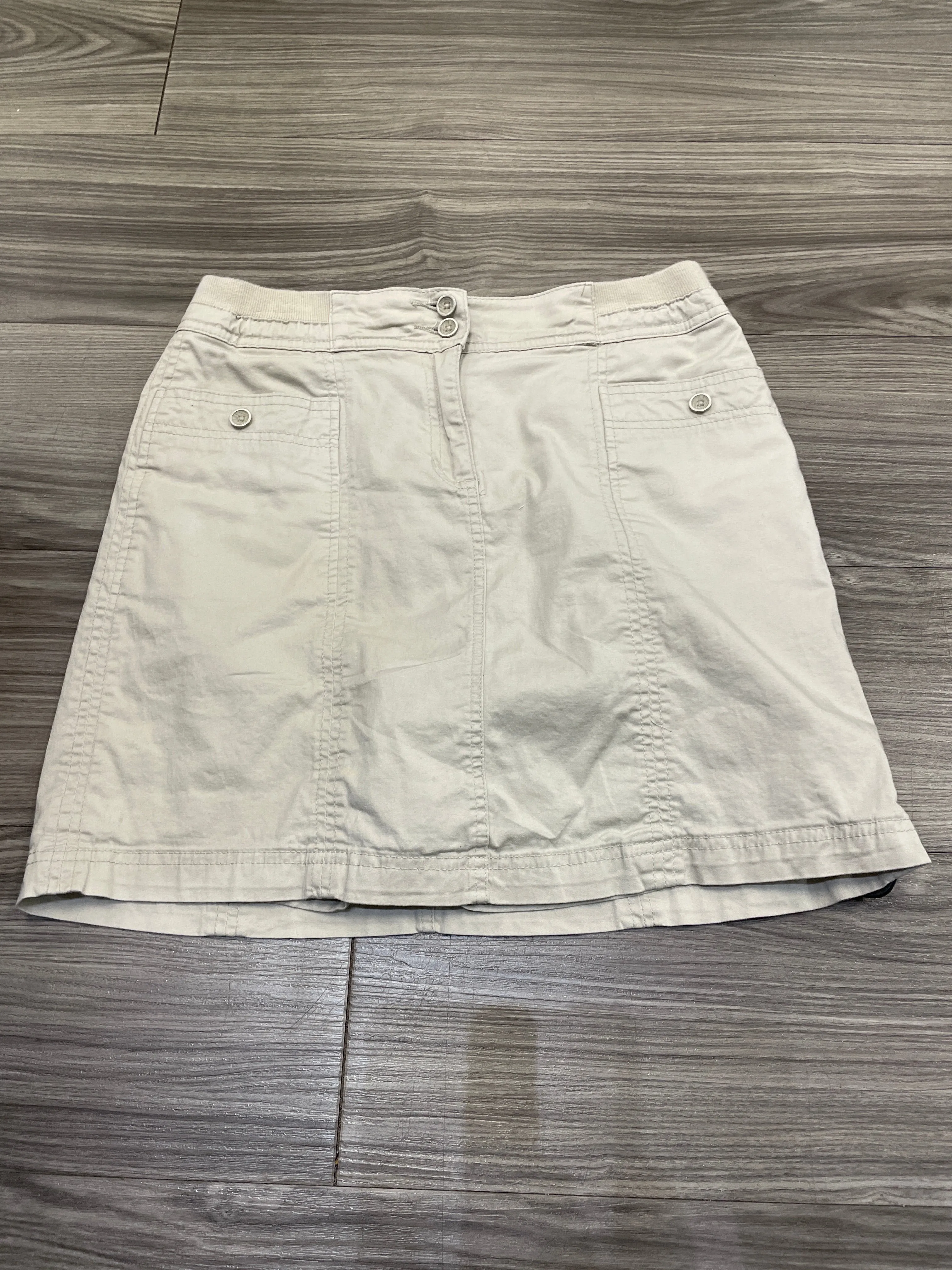 Crisp Look Tan Skort Karen Scott, Size 6
