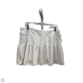 Creative Layering Oversized style Skort Designer By Lilly Pulitzer In White, Size: Xl