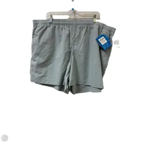 Athletic Shorts By Columbia In Grey, Size: 2x Contoured Cuff Design
