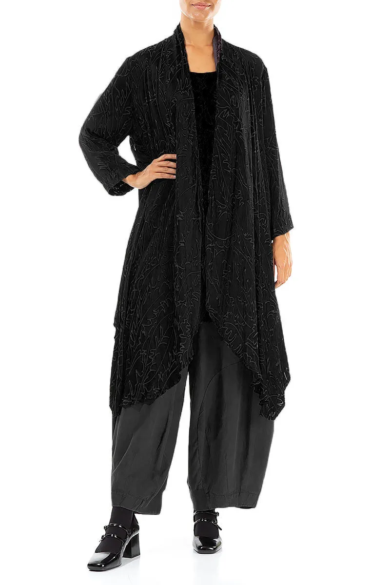 Open Black Devor?? Feather Silk Jacket SoftshellTexture Cold Climate