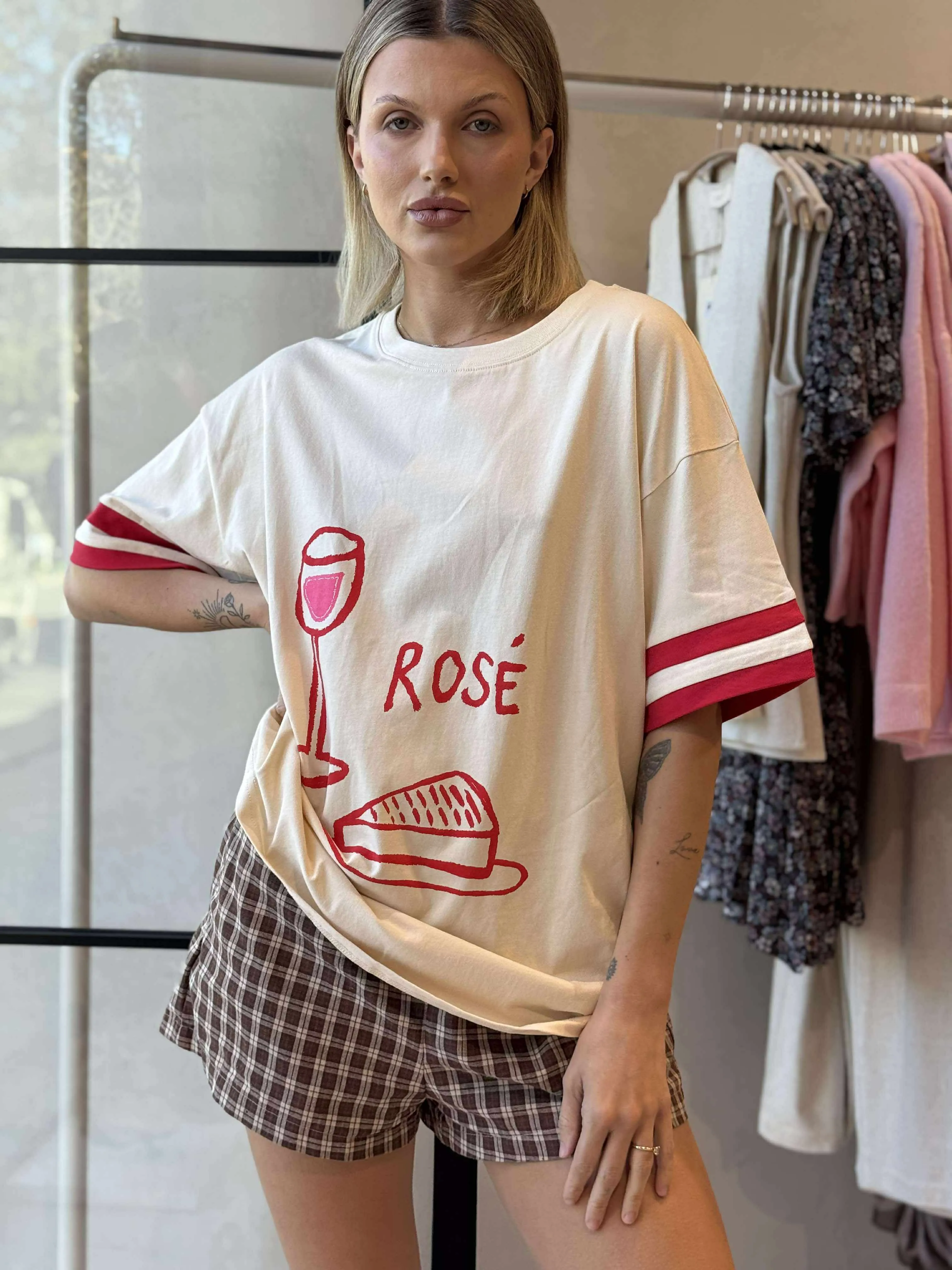 THE ROSE TEE Ultra Soft Handfeel