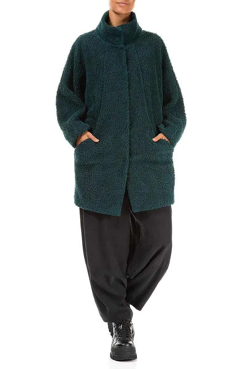 Peacock Teddy Cotton Coat Insulated Lining