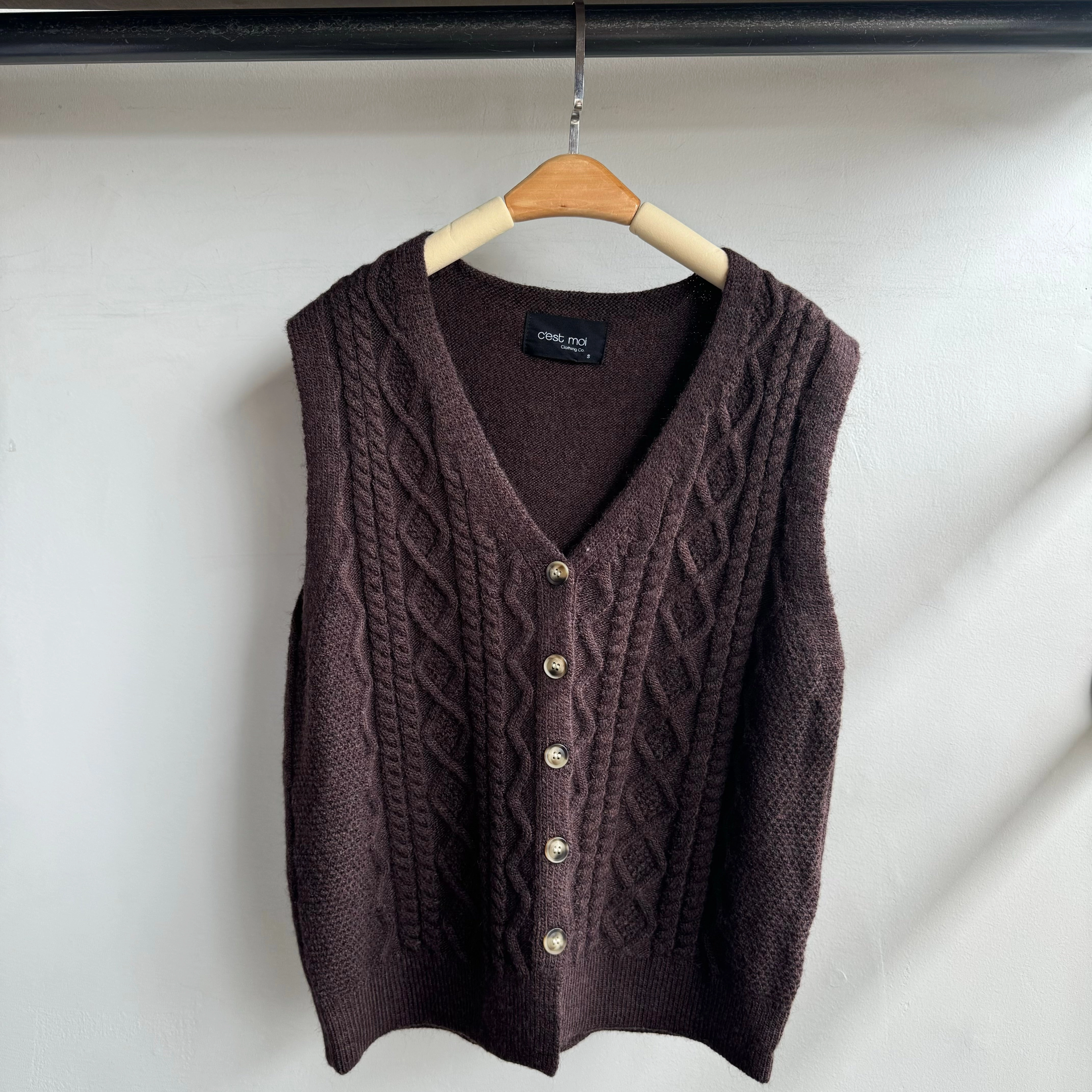 THESE DAYS Knit Vest SeamFree Knitting