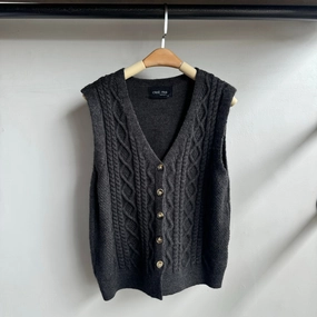 Loose Sweater Hot Weather THESE DAYS Knit Vest
