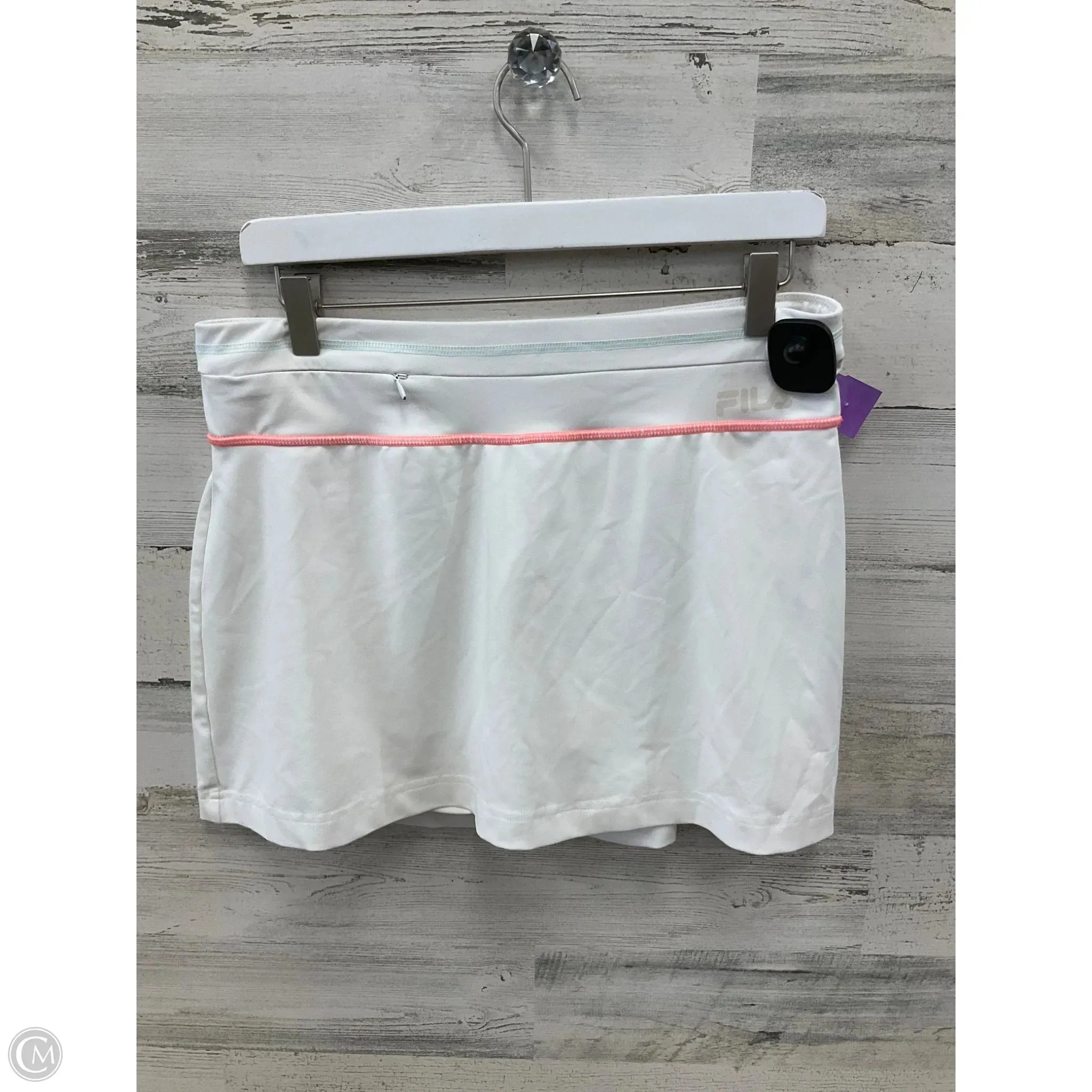 Skort By Fila In White, Size: M Glamorous Appeal