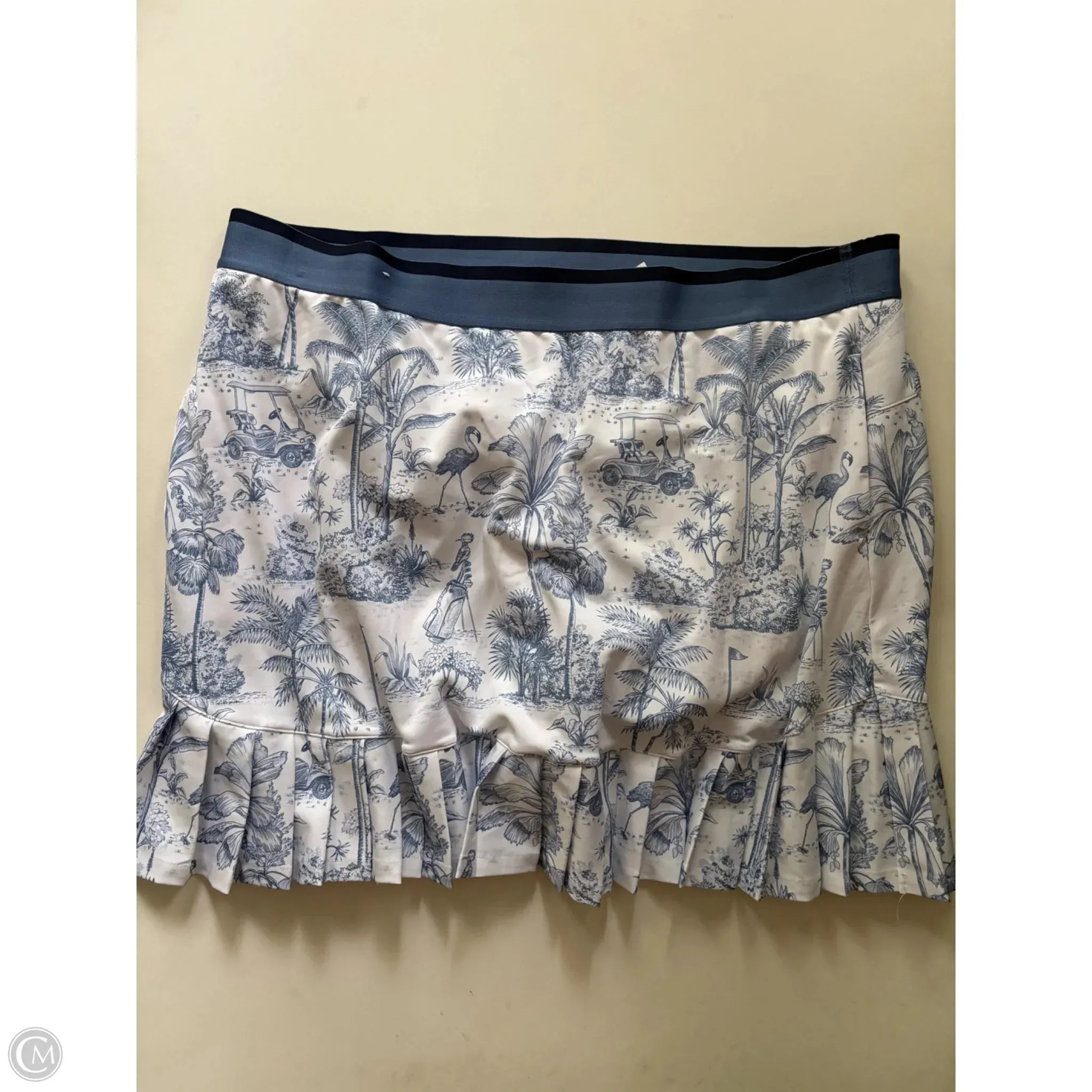 Skort By Lady Hagen In Blue & White, Size: 2x Simple looks