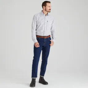 Reinforced Neckline Sweat Absorbent Inner Layer Men's Sedgebrook Shirt Navy