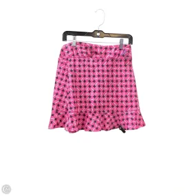 Skort By Clothes Mentor In Pink, Size: M Elastic hemline Non Slip Waist