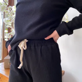 LOGAN Waffle Joggers Effortless Layer