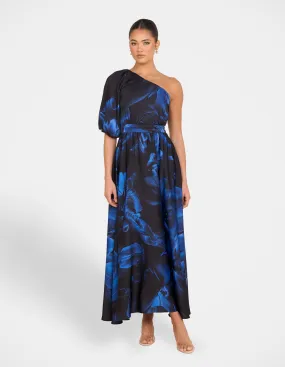 Umi One Shoulder Maxi Dress Festive Mood