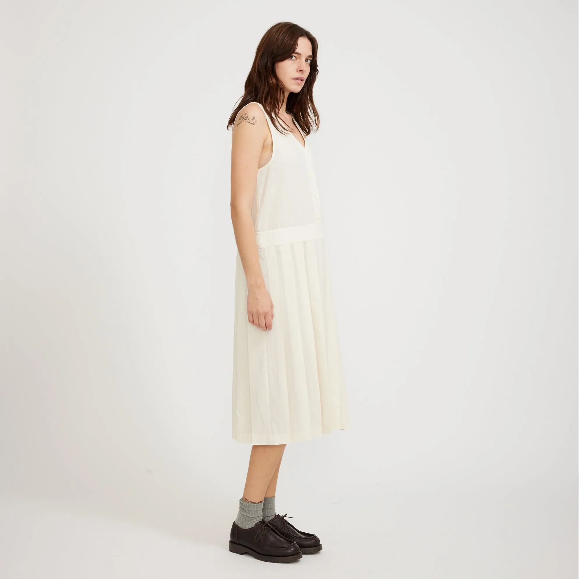 Insulating-Lining Thao Smock Off White