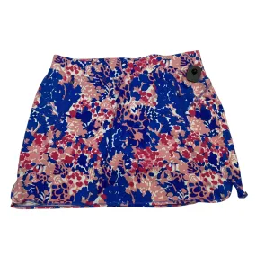 Skort By Talbots In Blue & Pink, Size:Xlp Local Artisan Teen Fashion