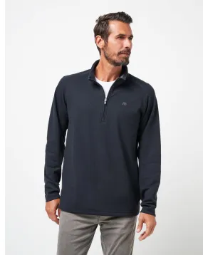 Natural Fiber Blend Upgraded Quarter Zip