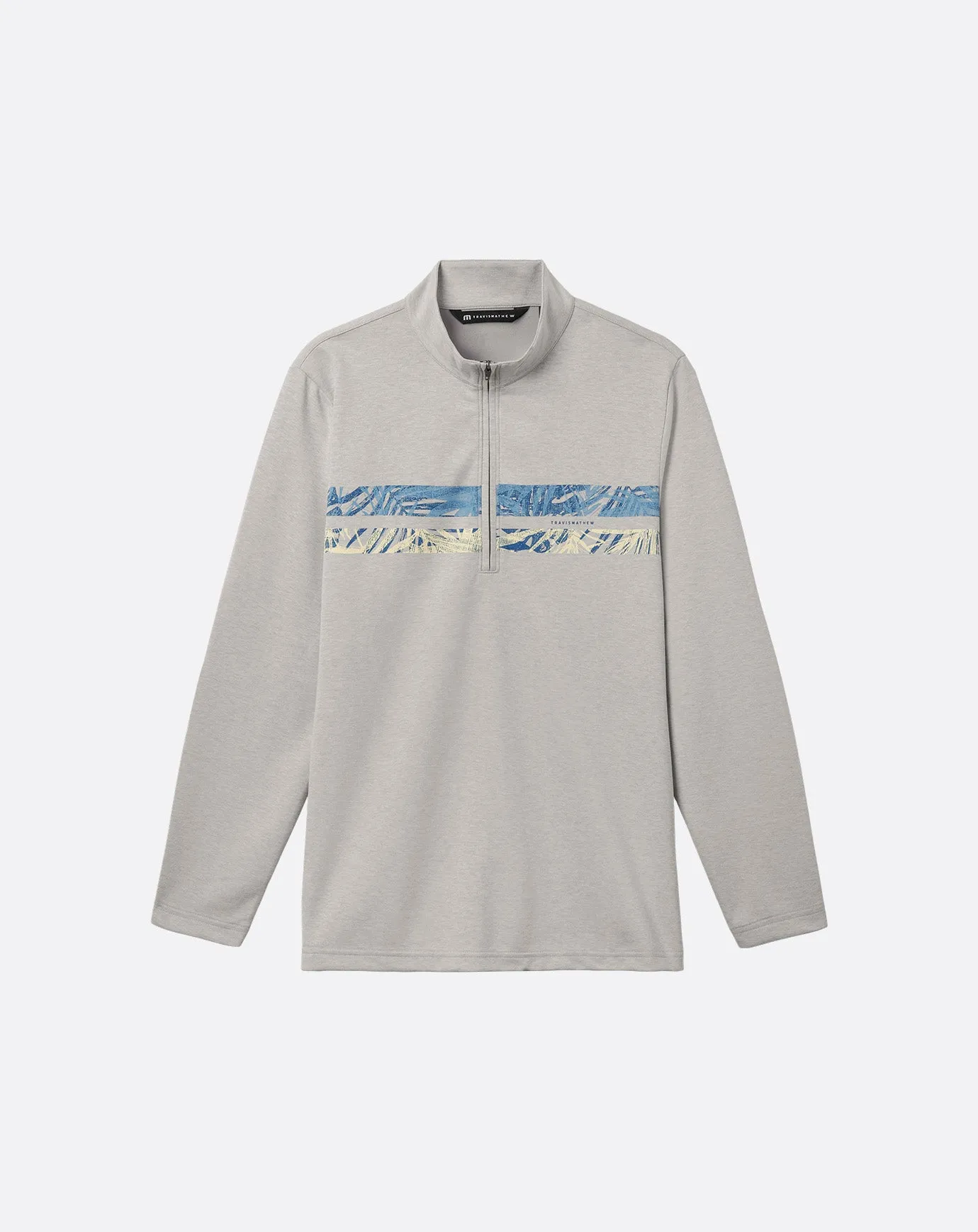 MultiPanelBreathability Upgraded Striped Quarter Zip