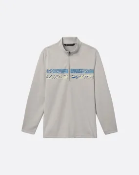 Modern Polo Upgraded Striped Quarter Zip