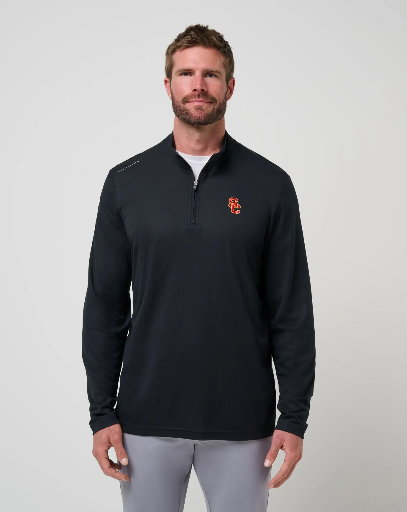 Easy Care Material FrictionResistant Edges USC Time To Tailgate Quarter Zip