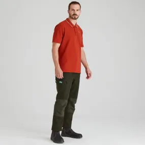 Easy Care Material Men's Kilworth Polo Shirt Russet