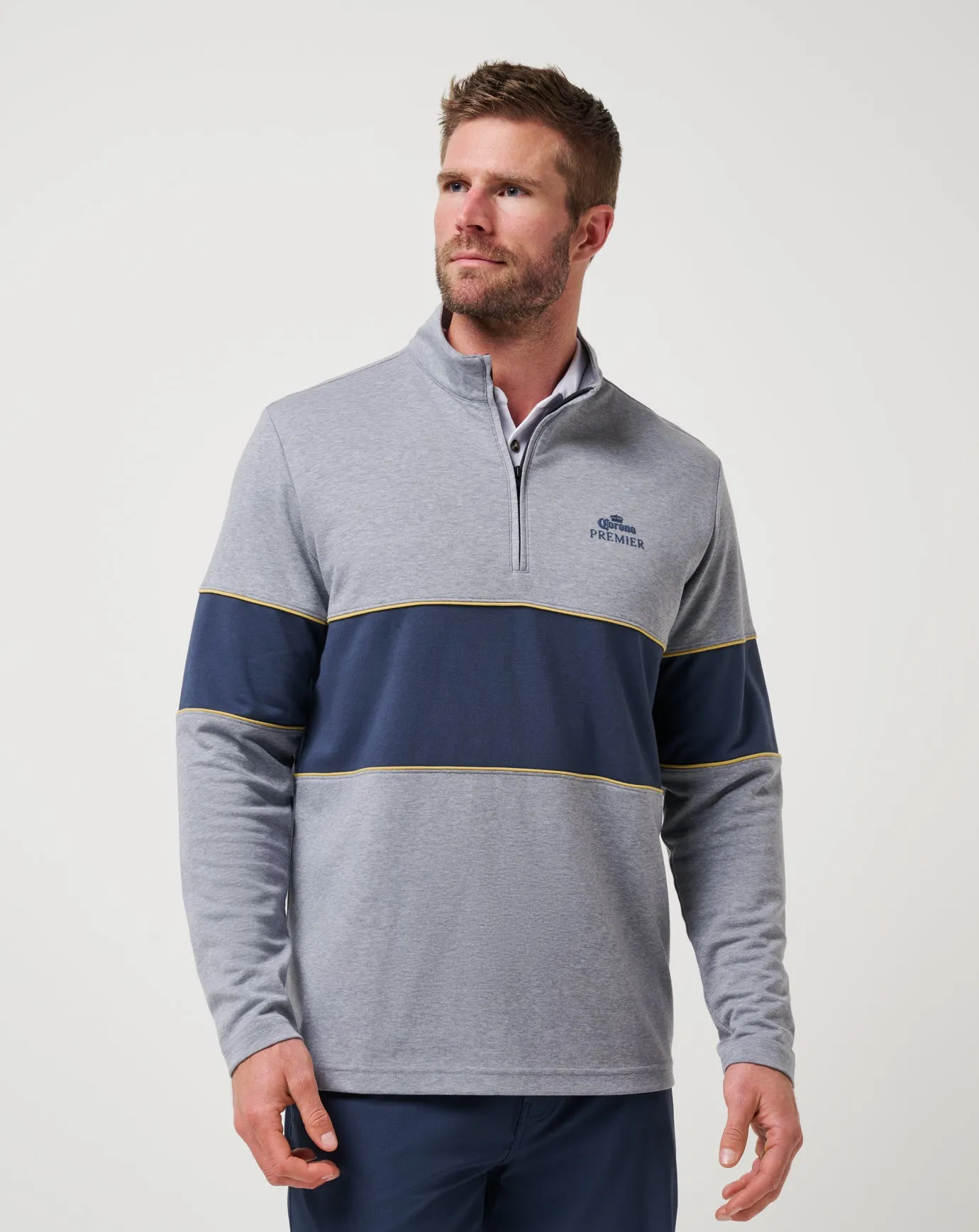 Simple Pullover NeutralPalette Security Check Quarter Zip
