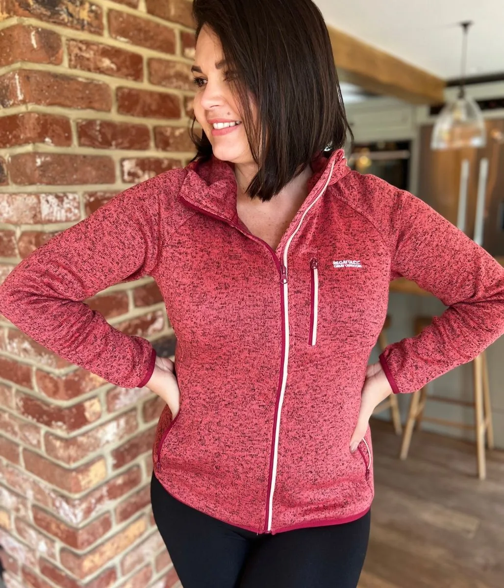 Streetwear Style Red Newhill Hooded Full Zip Fleece