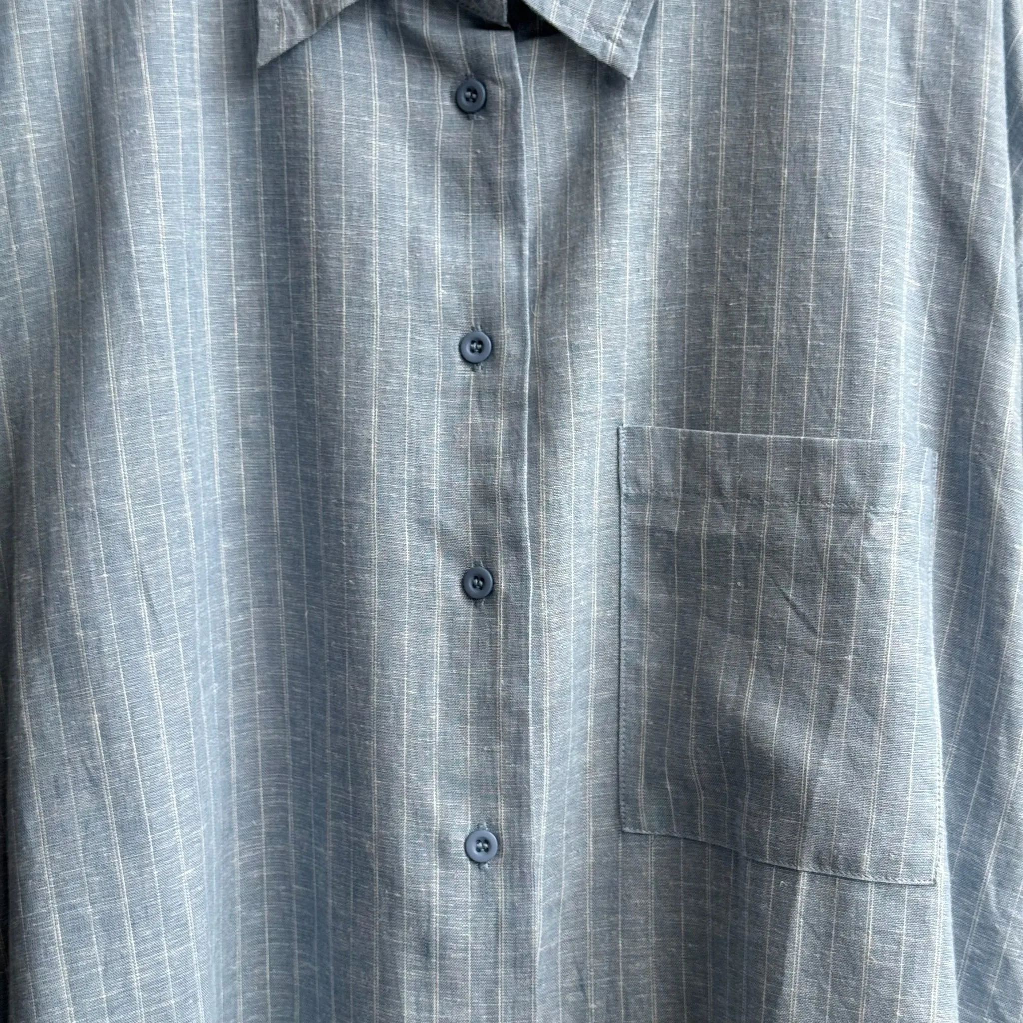 High-Quality Material COAST Pinstripe Shirt