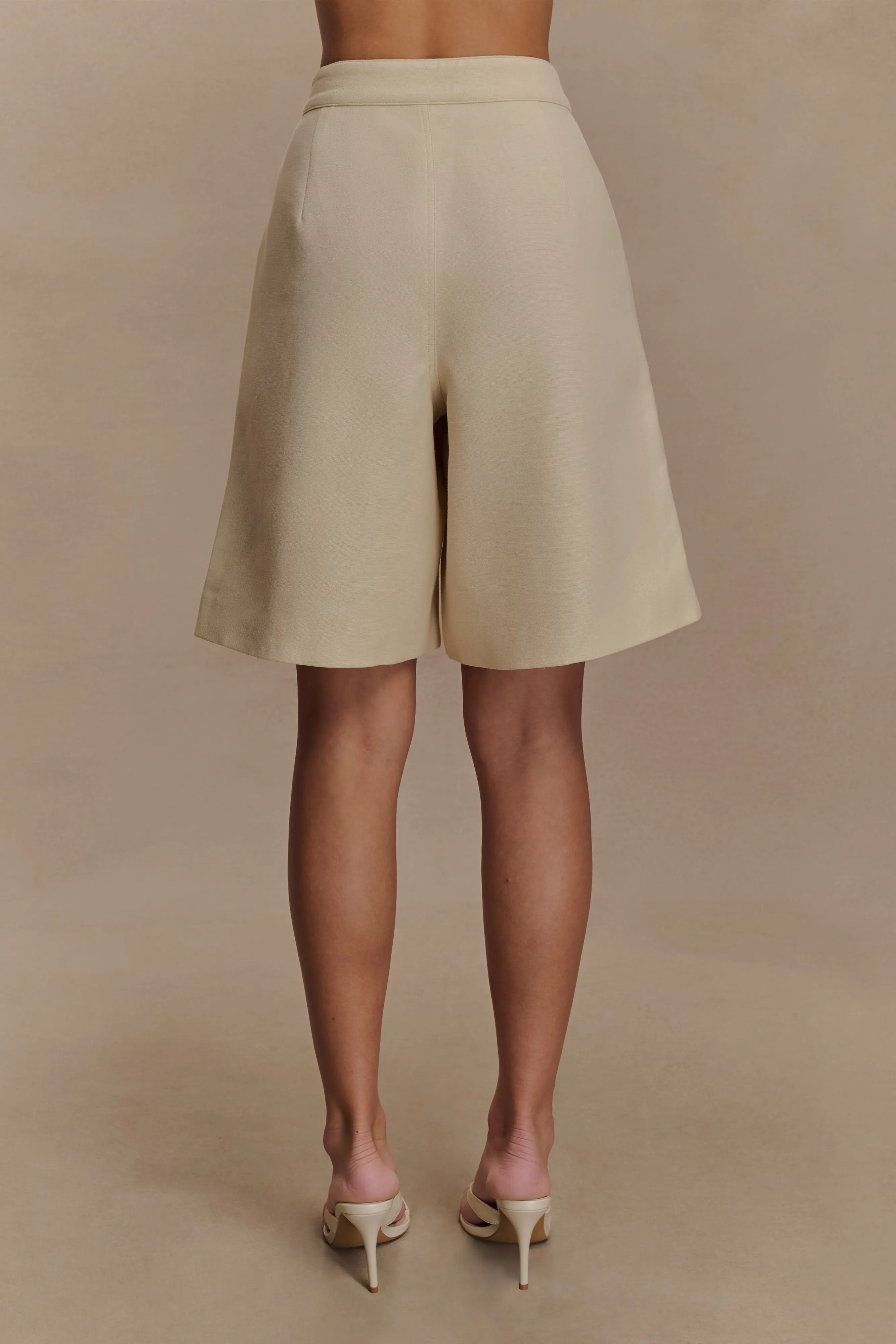 Eco Friendly Material WaterproofTechnology Andina Linen Shorts - Natural Beige