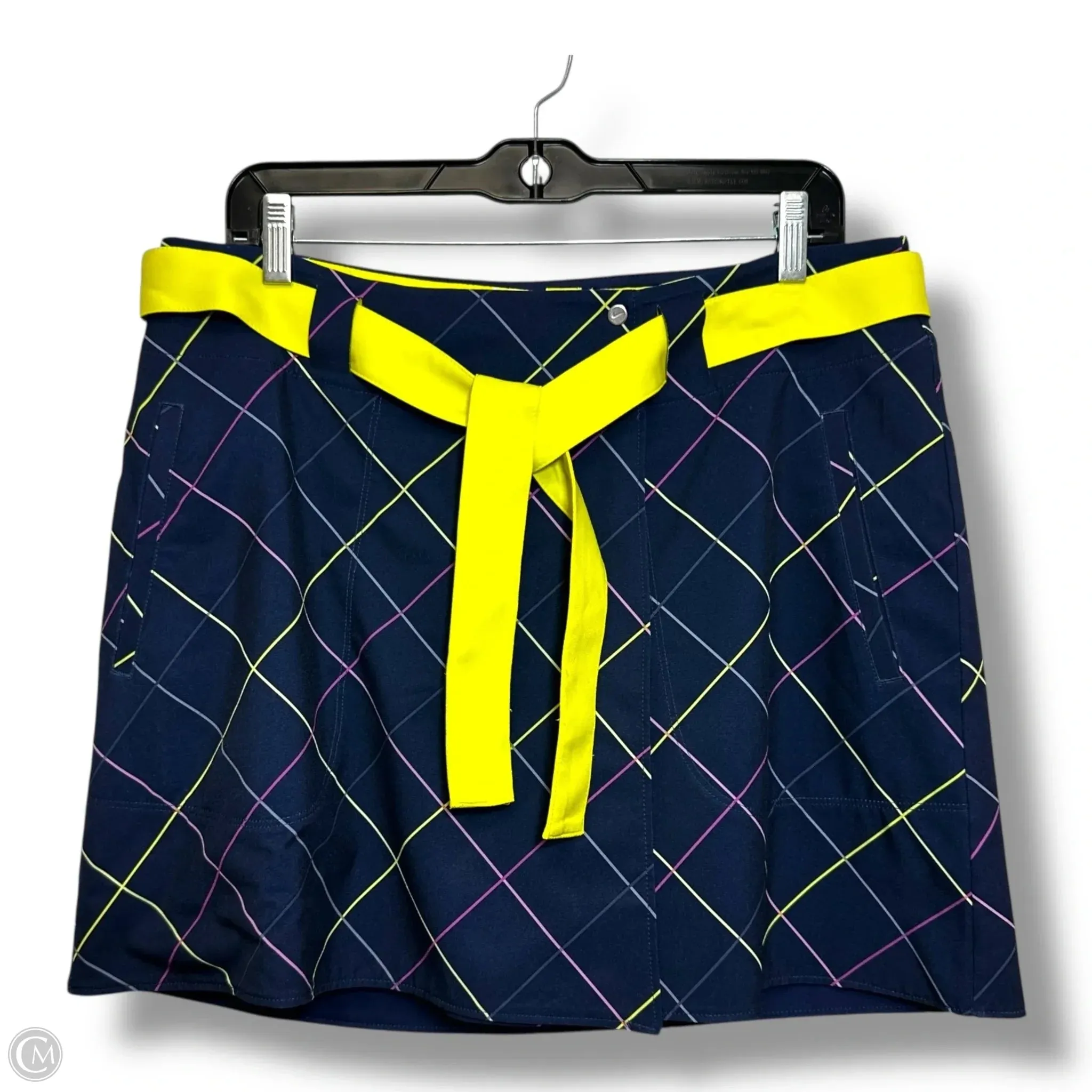 Golf Skort By Nike Apparel In Plaid Pattern, Size: 10 Light Touch Day Wear