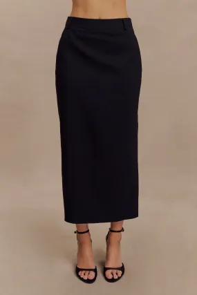 Easy Wear Ambrose Midi Skirt - Black