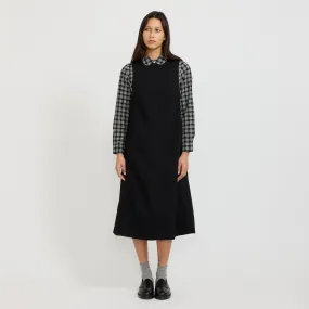 Comfortable fit dress for all body types Washed Black Denim Workwear Dress Carbon Black