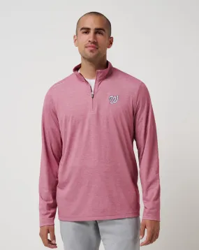 Washington Nationals Time To Tailgate Quarter Zip Abrasion Resistant Surface Flexible Neckline