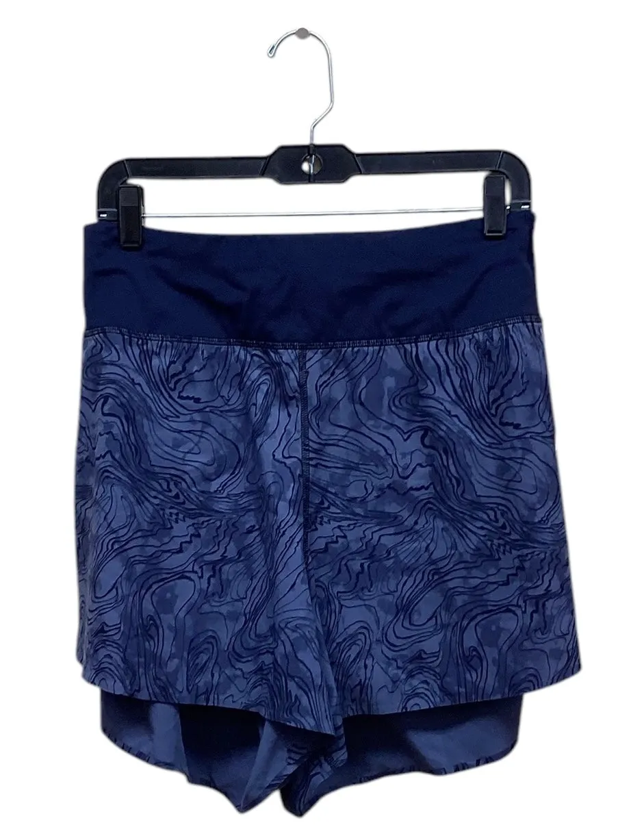 Athletic Shorts By Athleta In Blue, Size: 2x Comfy Layer Odor Resistant Coating