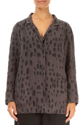 Truffle Drops Linen Jacket LowProfile Design NonRestrictiveCut