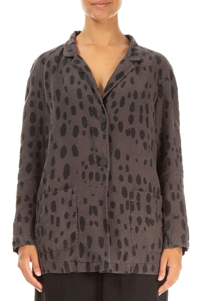 Easy Fit Piece Truffle Drops Linen Jacket