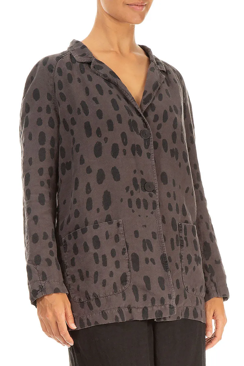 Truffle Drops Linen Jacket Weather Adaptive Ventilation Convertible Collar Design