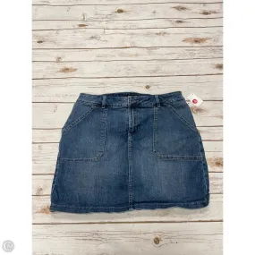 Skort By Lee In Blue Denim, Size: M High Street Chic