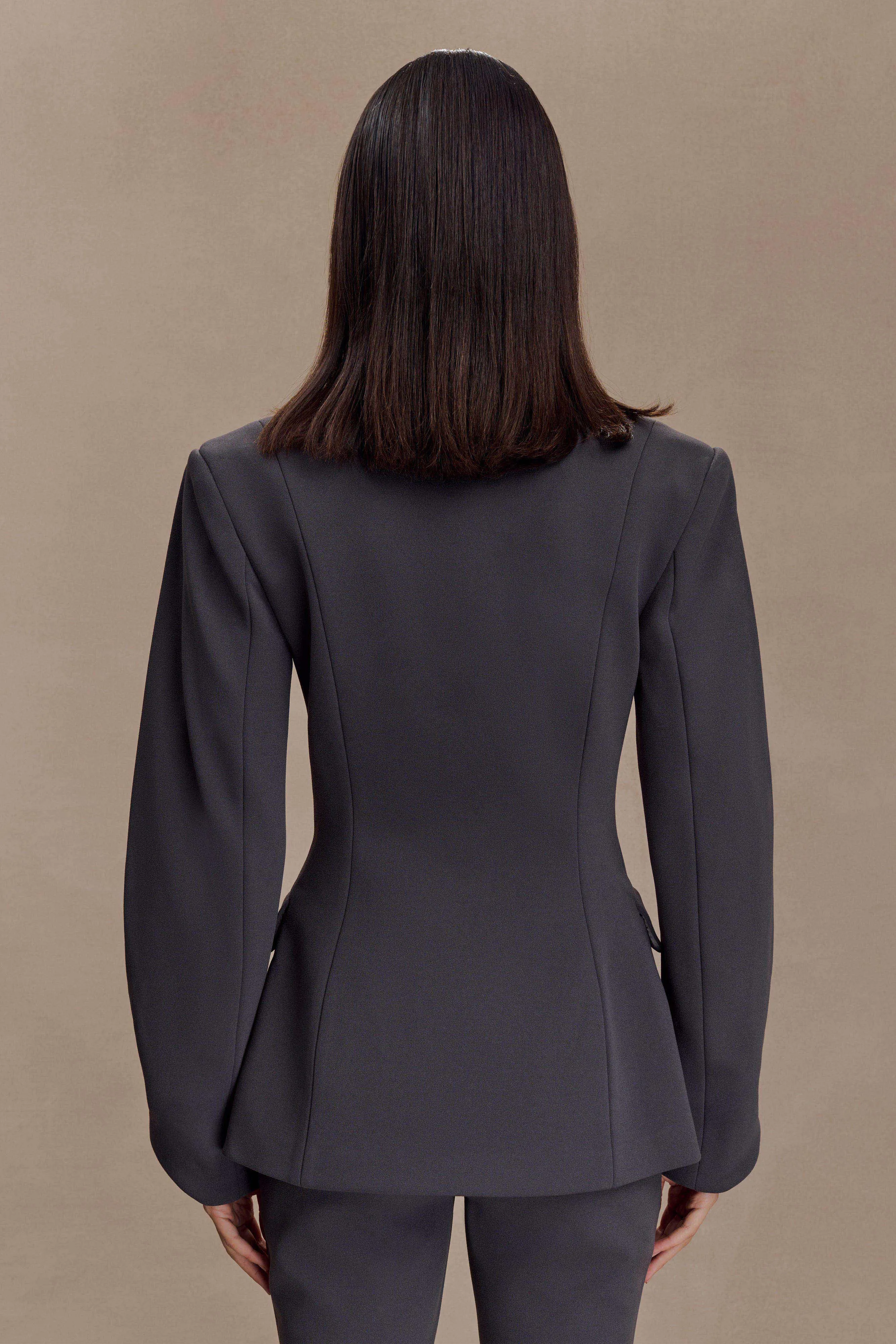 Ergonomic Articulation Wesley Structured Blazer - Charcoal Shadow