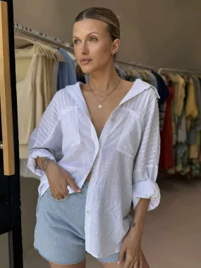 WILMA SHIRT - WHITE Winter Wardrobe