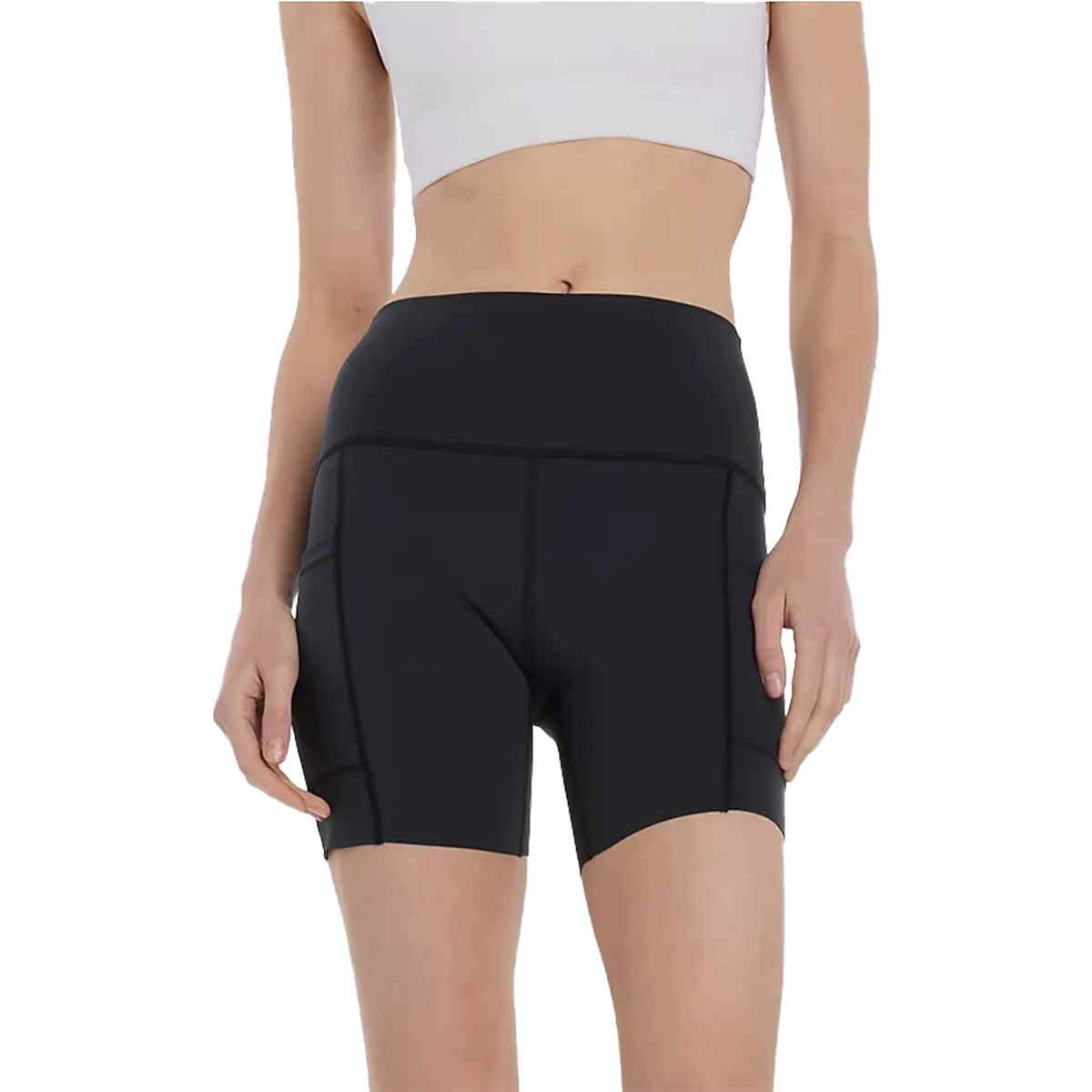 Women's NB Sleek Pocket High Rise Short 6" Cold Weather Wear Seamless Wear