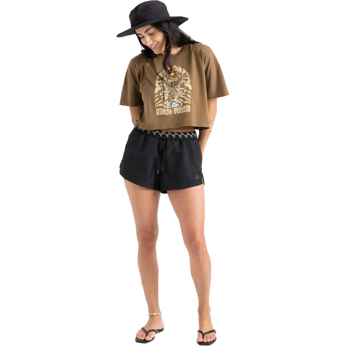 Sustainable Material Blend Women's River Hybrid Short