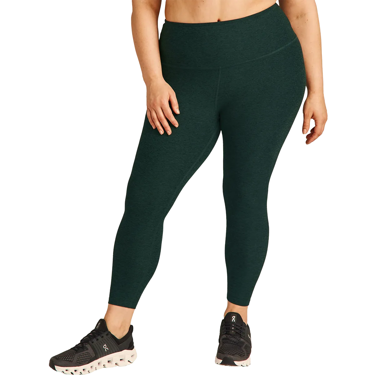 Women's Spacedye High Waisted Midi Legging - Extended Comfortable Fashion