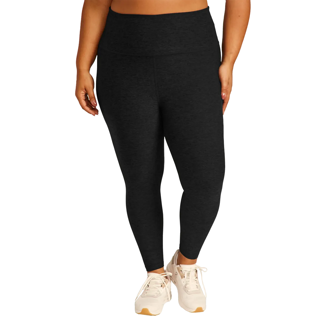 Soft Structure Lightweight insulation Women's Spacedye High Waisted Midi Legging - Extended