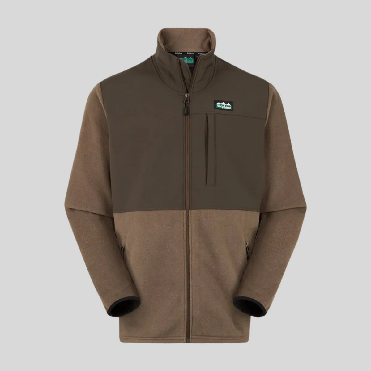 Eco Conscious Dye Process Men's Hybrid Jacket Light Bark