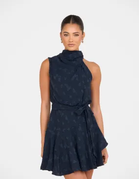 BreathableLining Paloma Cowl Neck Mini Dress
