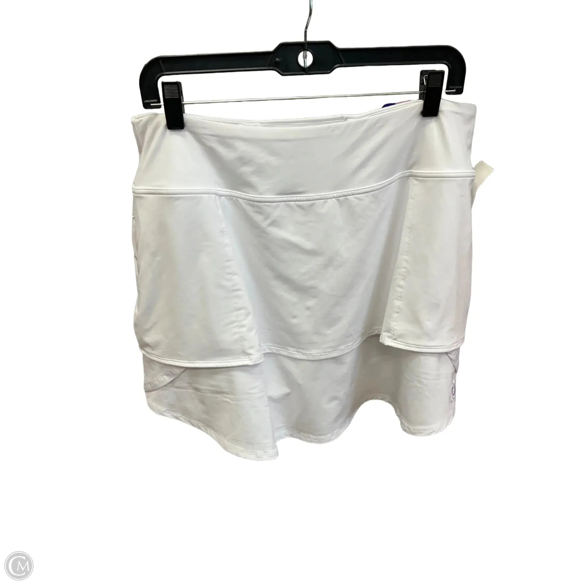 Gathered waist Style Innovation Skort By Clothes Mentor In White, Size: Xl