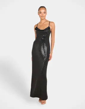 Soft Layering Odita Cowl Neck Maxi Dress
